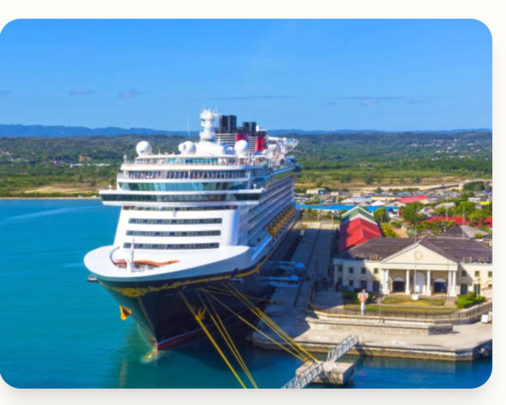 Ocho Rios cruise port on Jamaica's north coast